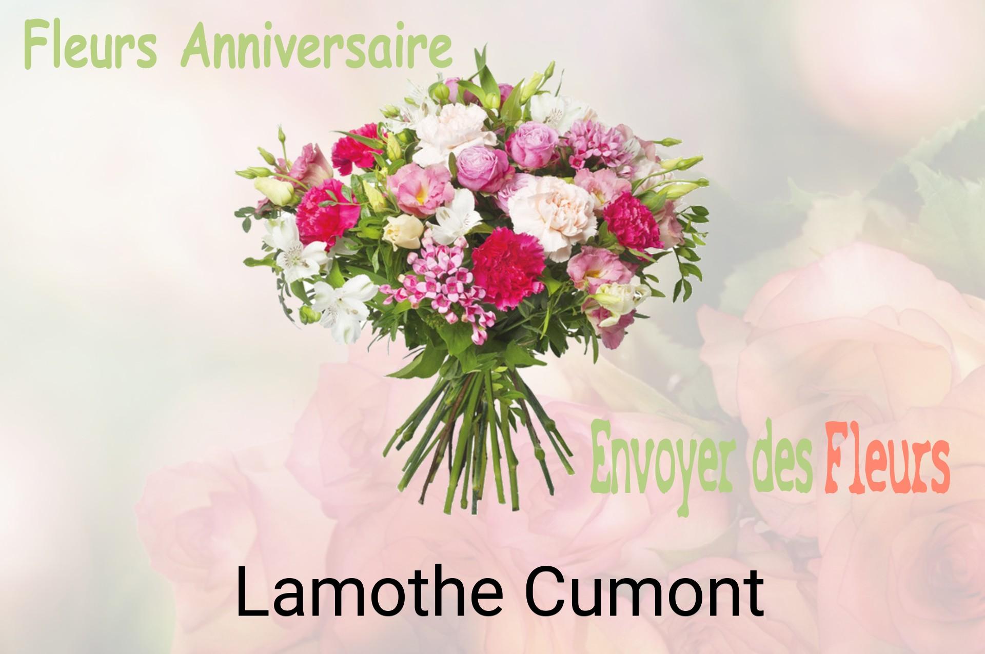 Bouquet de fleurs d’anniversaire livré à Lamothe-Cumont